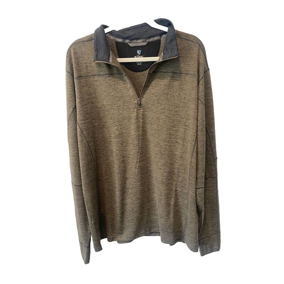 Kuhl Born In The Mountains 1/4 Zip KUHL Ryzer Pullover Sweater Size XL - Picture 2 of 9